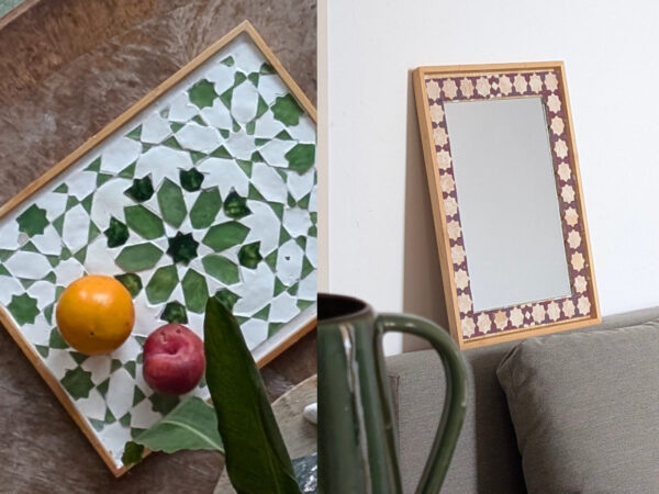 Mosaic Workshop - Tray/Mirror